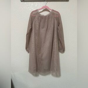 Baby Gap Mauve and Gold Dress